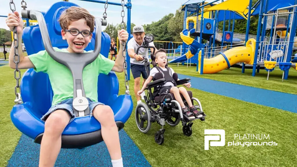 Accessible playground equipment