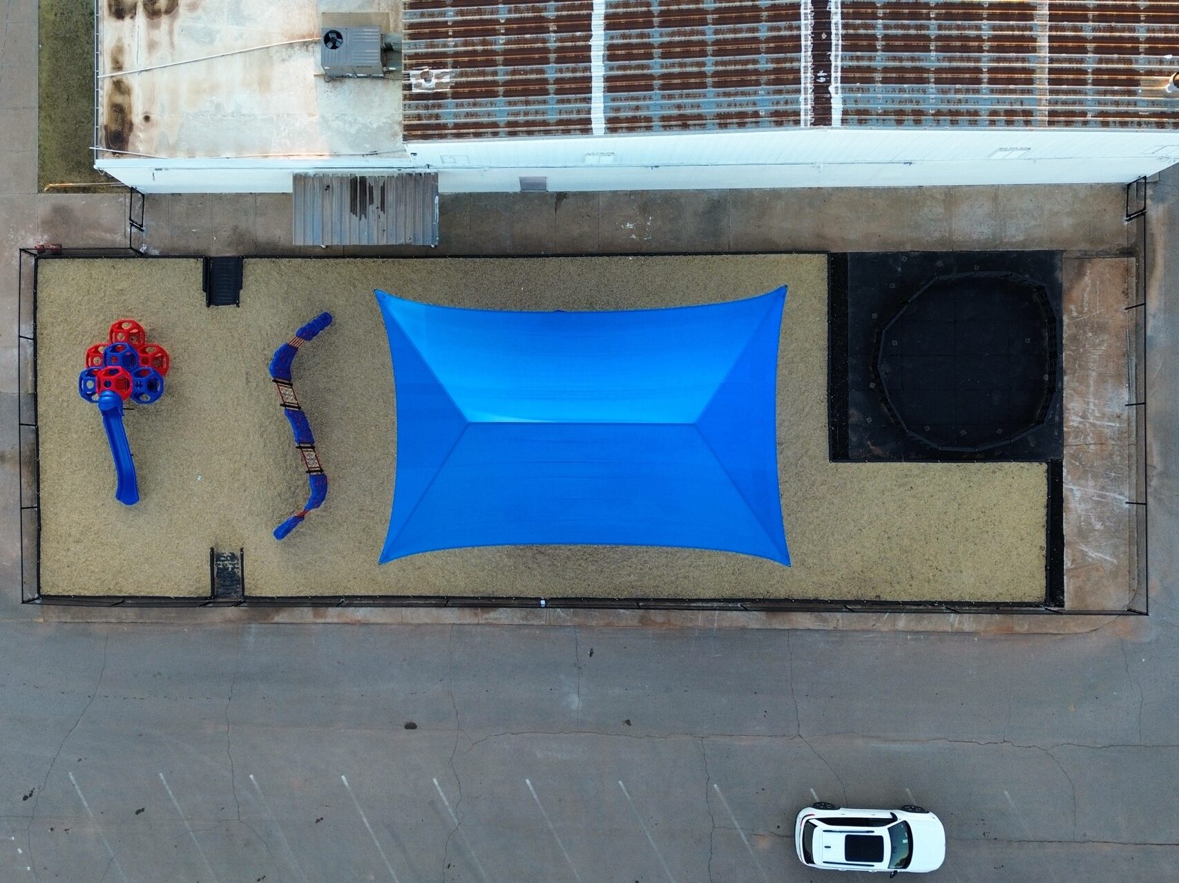 Aerial View - Efficient Use of Space