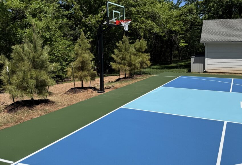 Private residence sports court